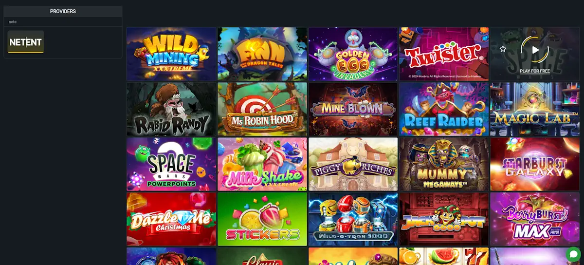 NetEnt Slots Screenshot